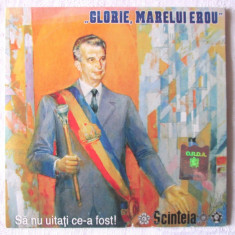 CD - "GLORIE MARELUI EROU" - Sa nu uitati ce-a fost! Cantece patriotice. Nou