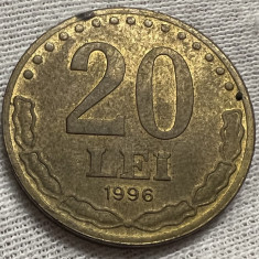 20 Lei 1996 Romania, UNC, cel mai rar din serie (1)