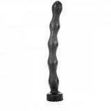 Dildo All Black Anal Beads PVC 41.5 cm