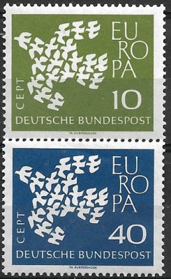 B0686 - Germania RF 1961 - Europa-cept 2v.neuzat,perfecta stare foto