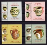 Cumpara ieftin ✅ RO 2007 LP 1776 "Ceramica rom.- Oale si cani (I) ", serie in pereche V + manseta ,MNH