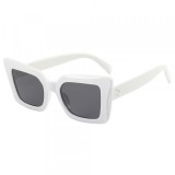 Ochelari De Soare Dama Techsuit 5277, Albi Gri