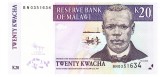 Malawi 20 Kwacha 2009 P-52d UNC