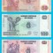 Congo Set 3x (p#97+98+99) 50+100+200 Francs 2020-22 UNC