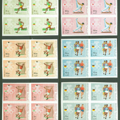 Manama 1970 4 x Sports Olympic Games Athletics imperf. Mi.346B-351B MNH S.759