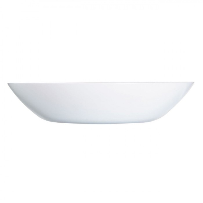 Farfurie Ad&acirc;ncă Arcopal, Alb, Diametru 20 cm, Capacitate 0,72 L, Material Opal
