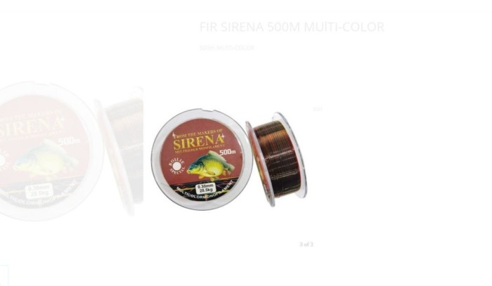 FIR /guta monofilament SIRENA MUlTI-COLOR rola de -500m