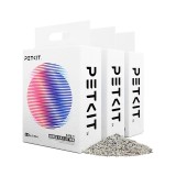 Set 3 cutii nisip litiera mixt, tofu si bentonita PETKIT 5 in 1 Mixed Cat Litter, 3.6 kg/cutie, absorbtie rapida