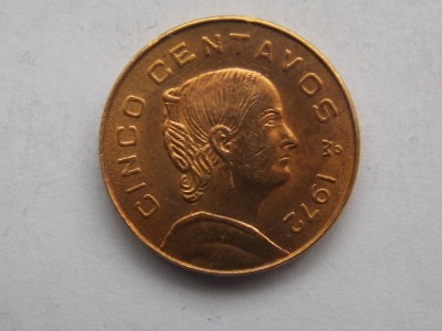 5 CENTAVOS 1972 MEXIC-XF foto
