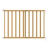 Poarta Siguranta Scari Lemn Natur 64-100cm Noma, Extensibila, Montaj Fix, Deschidere Totala, Blocare Copii, Siguranta Bebeluși