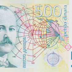 Bancnota Serbia 500 Dinari 2012 - P59b UNC