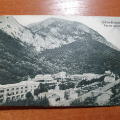 carte postala necirculata baile herculane anul 1929 - vedere generala