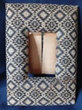 Ramă veche din material textil țesut neo rom&acirc;nesc
