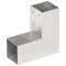 vidaXL Conector de grindă, formă L, 71 x 71 mm, metal galvanizat 145453