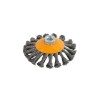 Perie de sarma conica cu noduri ROTOR 115mm M14 Innovative ReliableTools