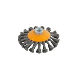 Perie de sarma conica cu noduri ROTOR 115mm M14 Innovative ReliableTools