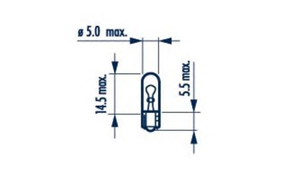 Bec Pozitie 24V W1.2W Set 10 Buc Narva 45137 17040