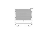 Radiator racire Audi A3 (8V), 12.2012-2020, Seat Leon (5F), 09.2012-2020, motor 2.0 TDI, 135 kw, diesel, cutie manuala/automata, cu/fara AC, Valeo ty