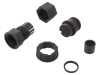 Conector Circular Mamă Amphenol 3 Pini 20A IP67 Aurit Montare Cablu