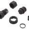 Conector circular mamă 3 pini 20A aurit