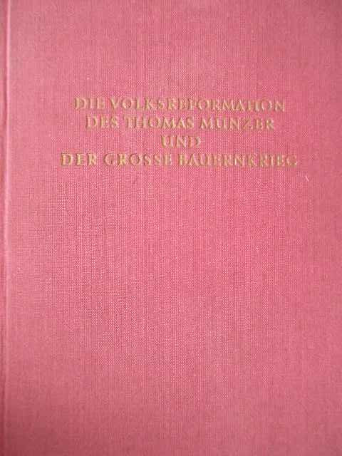 Die Volksreformation Des Thomas Munzer Und Der Grosse Bauernk - M.m. Smirin ,309047