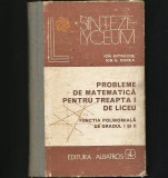 PROBLEME DE MATEMATICĂ PENTRU TREAPTA I DE LICEU - ION MITRACHE, ION BORCA