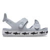 Sandale Crocs Toddler Crocband Cruiser Shark Sandal Gri - Light Grey, 24, 25, 27