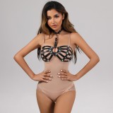 Eross sutien Strapless with Collar S/M Black