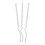Suport pentru plante Versay SS-550, spiralat, otel plasticat, verde, 55 cm, set 3 buc