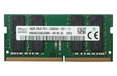 Memorie Laptop Sodimm, Hynix, HMA82GS6DJR8N-XN, 16GB, DDR4, 2Rx8, PC4-3200AA, non-ECC, Unbuffered, CL22 foto