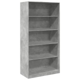 Cumpara ieftin Sifonier, gri beton, 100x50x200 cm, PAL