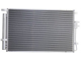 Condensator climatizare Kia Sorento (UM), 01.2015-, motor 2.4, 125kw/136 kw benzina, cutie manuala/automata, full aluminiu brazat, 695(650)x425x16 mm, Rapid