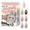 Figurina Labubu Pop Mart Exciting Macarons, 16cm, Model Surpriza, Breloc, Jucarie Colectie