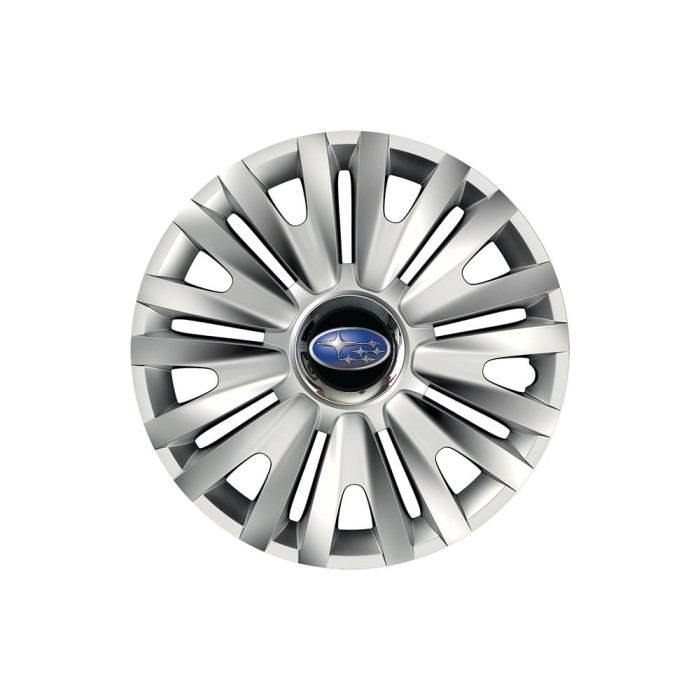 Set 4 capace roti Cu Inel Cromat Royal R15 pentru gama auto Subaru