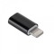 Adaptor micro USB - lightning negru M-LIFE