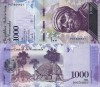 Venezuela 1000 Bolivares 2017 UNC Bancnota Ne流通lată