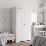 vidaXL Șifonier &quot;BODO&quot;, alb, 99x53,5x173 cm, lemn masiv de pin