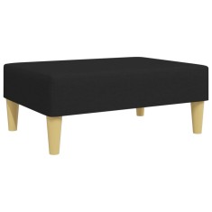 Taburet, negru, 77x55x31 cm, material textil foto