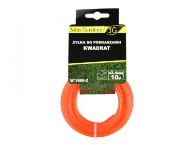Fir trimmer patrat, 2.4 mm x 10 m, John Gardener G73998-2 foto