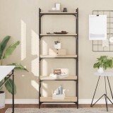Gossi biblioteca 5 niveluri stejar sonoma 60x30x154 cm lemn prelucrat
