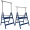Set 2 x Capra de schela, Reglabil, Otel, Albastru, Max 200 kg