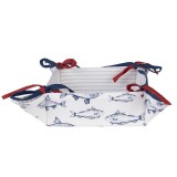 Cumpara ieftin Cos paine bumbac multicolor Pestisori 35x35x8 cm