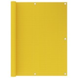 Cumpara ieftin Paravan de balcon, galben, 120 x 400 cm, HDPE