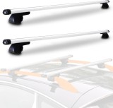 Cumpara ieftin Set Bare Transversale Portbagaj din Aluminiu cu Antifurt pentru Toate Masinile Dotate cu Bare Longitudinale Distantate de Plafon - CN
