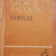 Versuri de George Bacovia. Colectia Biblioteca Scolarului