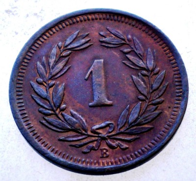 1.331 ELVETIA 1 RAPPEN 1936 B XF foto