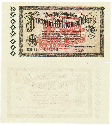 Germania 20 000 000 Mark 1923 UNC foto