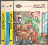 Cumpara ieftin Middlemarch I-IV, George Eliot, Minerva, 1977, Romana, Roman, Beletristica, Set 4 volume