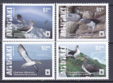 DB1 Fauna Marina Aitutaki 2016 Pasari Albatros WWF 4 v. MNH, Nestampilat