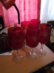 pahare superbe germane cristal foto